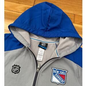 NHL New York Rangers Officially Licensed Gear Full Zip Sweatshirt Youth L 14/16